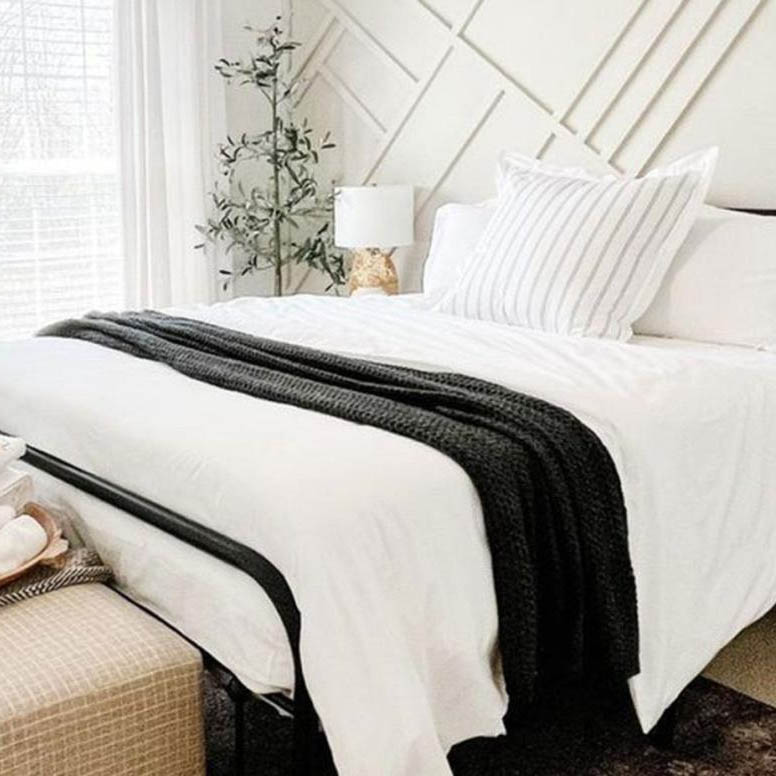 BLACK, WHITE & SHADES OF GRAY: MONOCHROME BEDDING 101